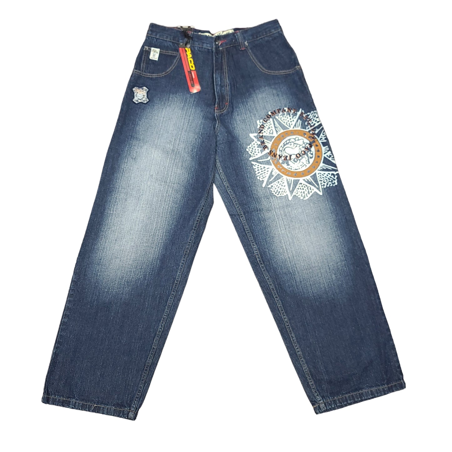 Vintage Y2K Embroidered Denim Paco Jeans