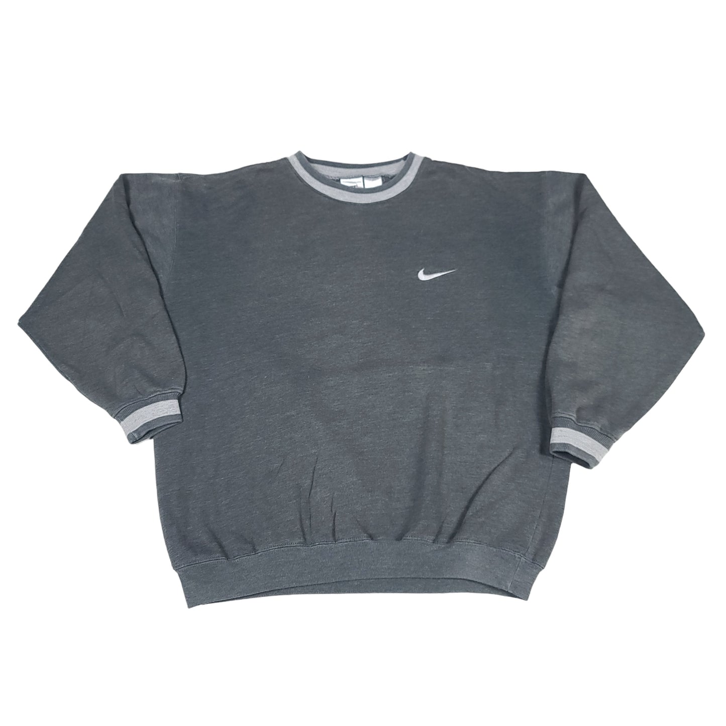 Vintage Nike Gray Ringer Youth Sweatshirt