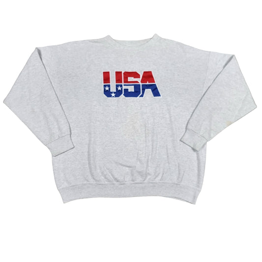 Vintage 90's Team USA Gray Sweatshirt