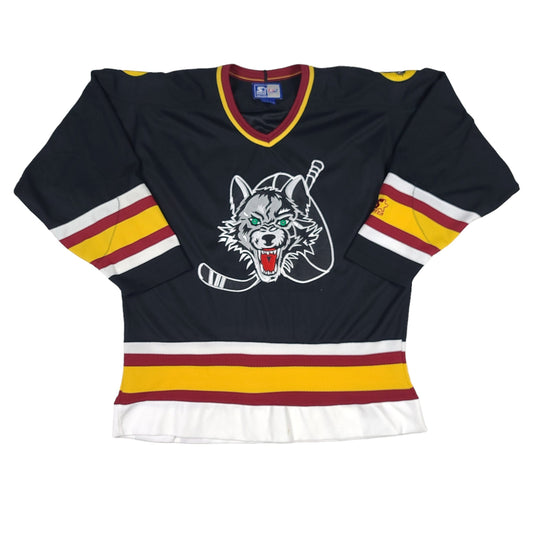 Vintage Chicago Wolves IHL Starter Hockey Jersey