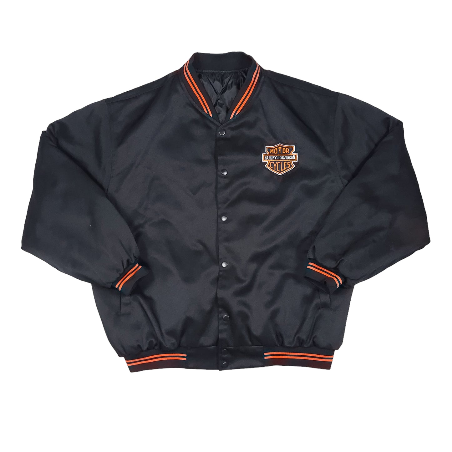 Harley Davidson Black Satin Jacket – LayersChicago