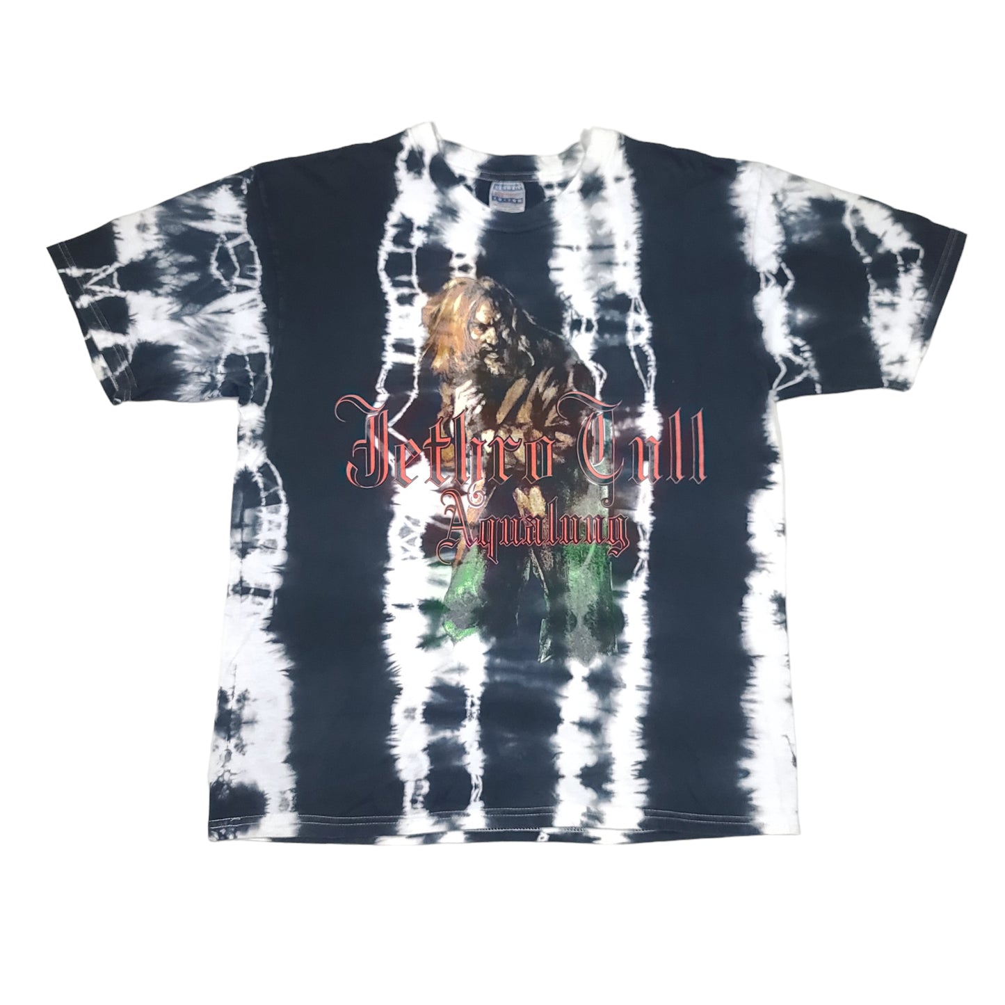 Vintage Jethro Cull Black White Tie Dye Band Tee