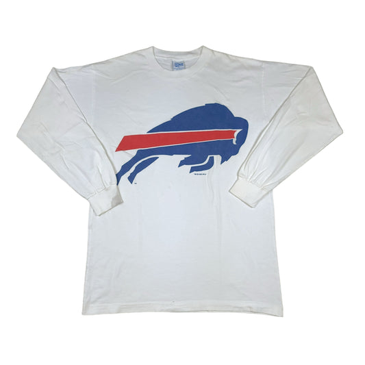 Vintage Buffalo Bills NFL White Long Sleeve Shirt