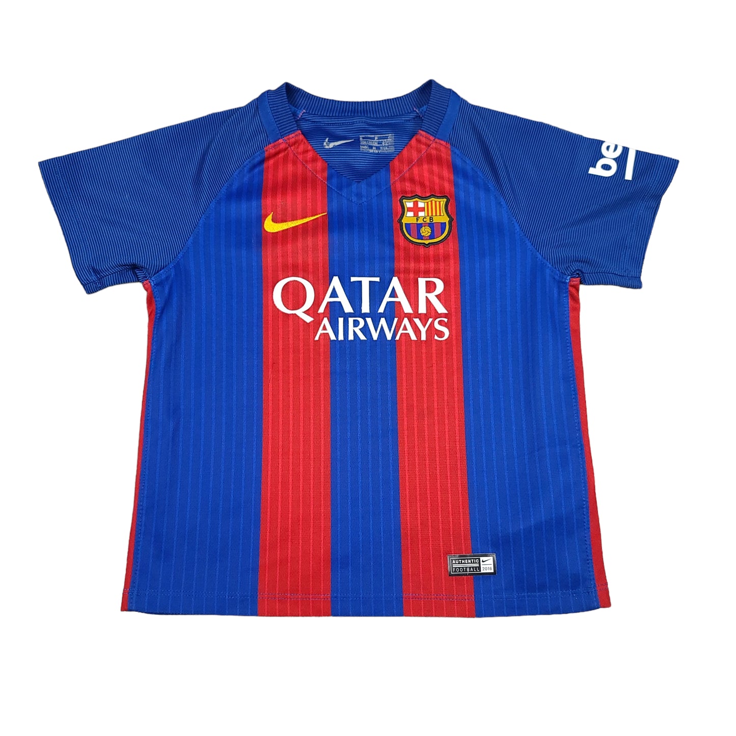 FC Barcelona 2016-17 Nike Home Youth Soccer Jersey
