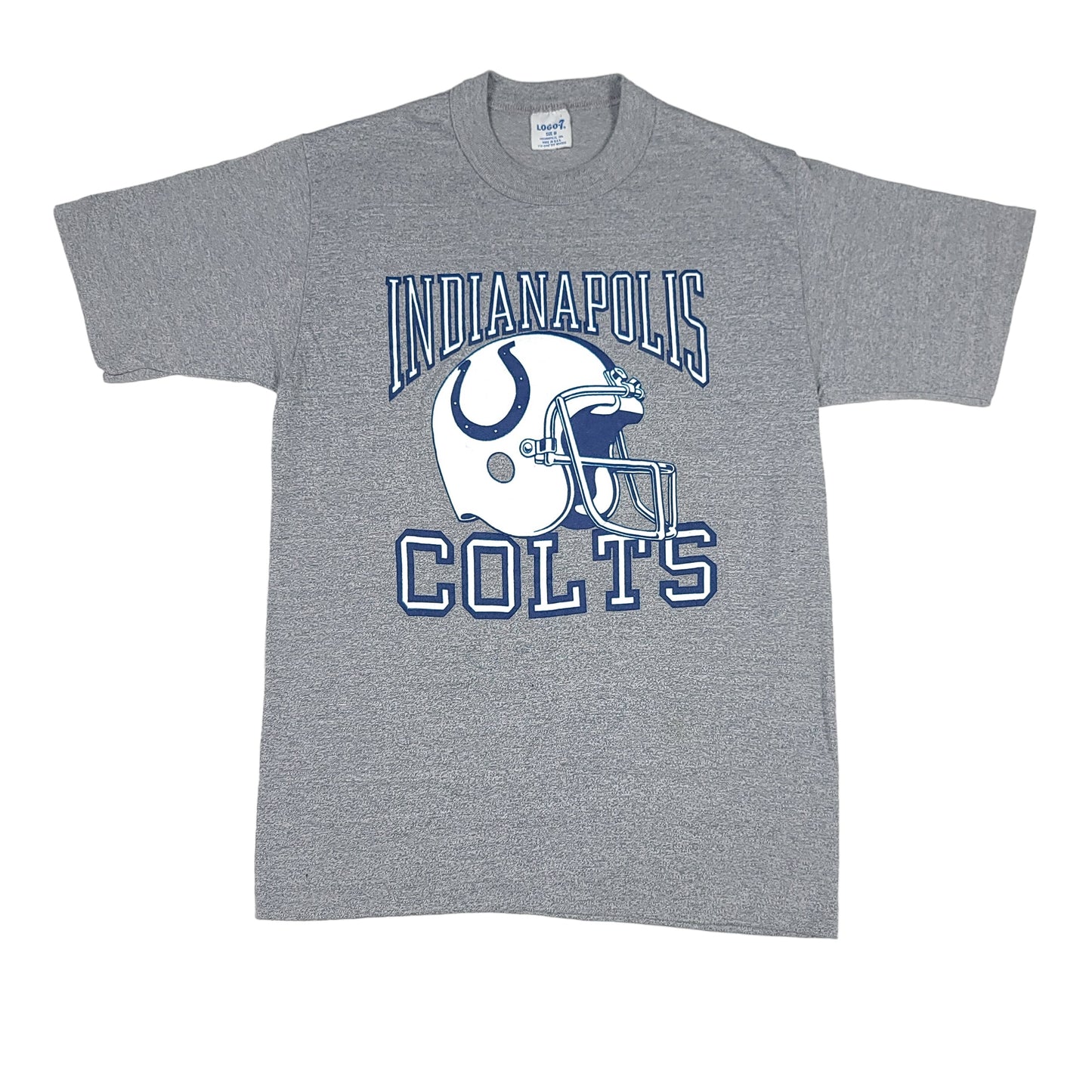 Vintage Indianapolis Colts NFL Gray Logo 7 Tee