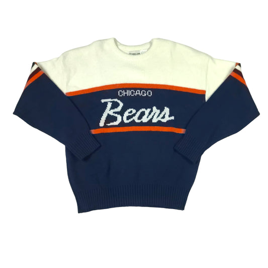 Vintage Chicago Bears Sweater Cliff Engle NFL Wool Knit