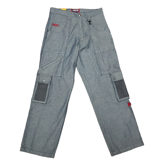 Vintage Y2K Utility Cargo Denim Paco Jeans