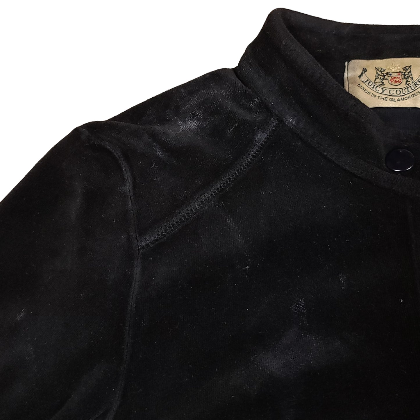 Vintage Y2K Juicy Couture Black Fleece Sweater