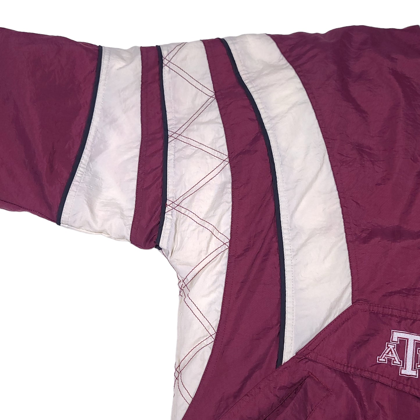 Vintage Texas A&M University Maroon Starter Pull Over Jacket