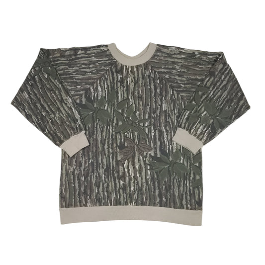 Vintage Real Tree Bark Camouflage Sweatshirt