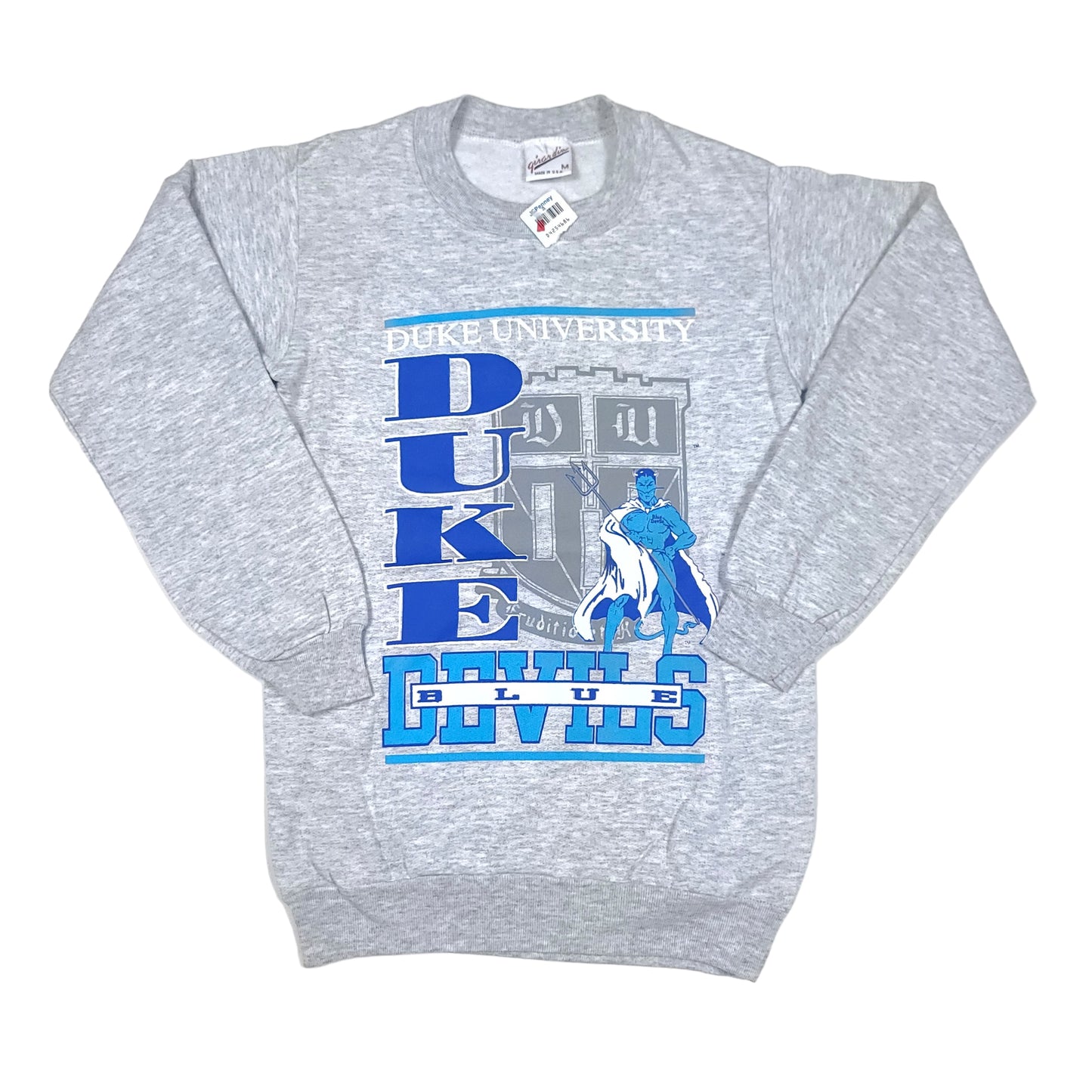 Vintage Duke University Blue Devils Gray Sweatshirt (New with Tag)