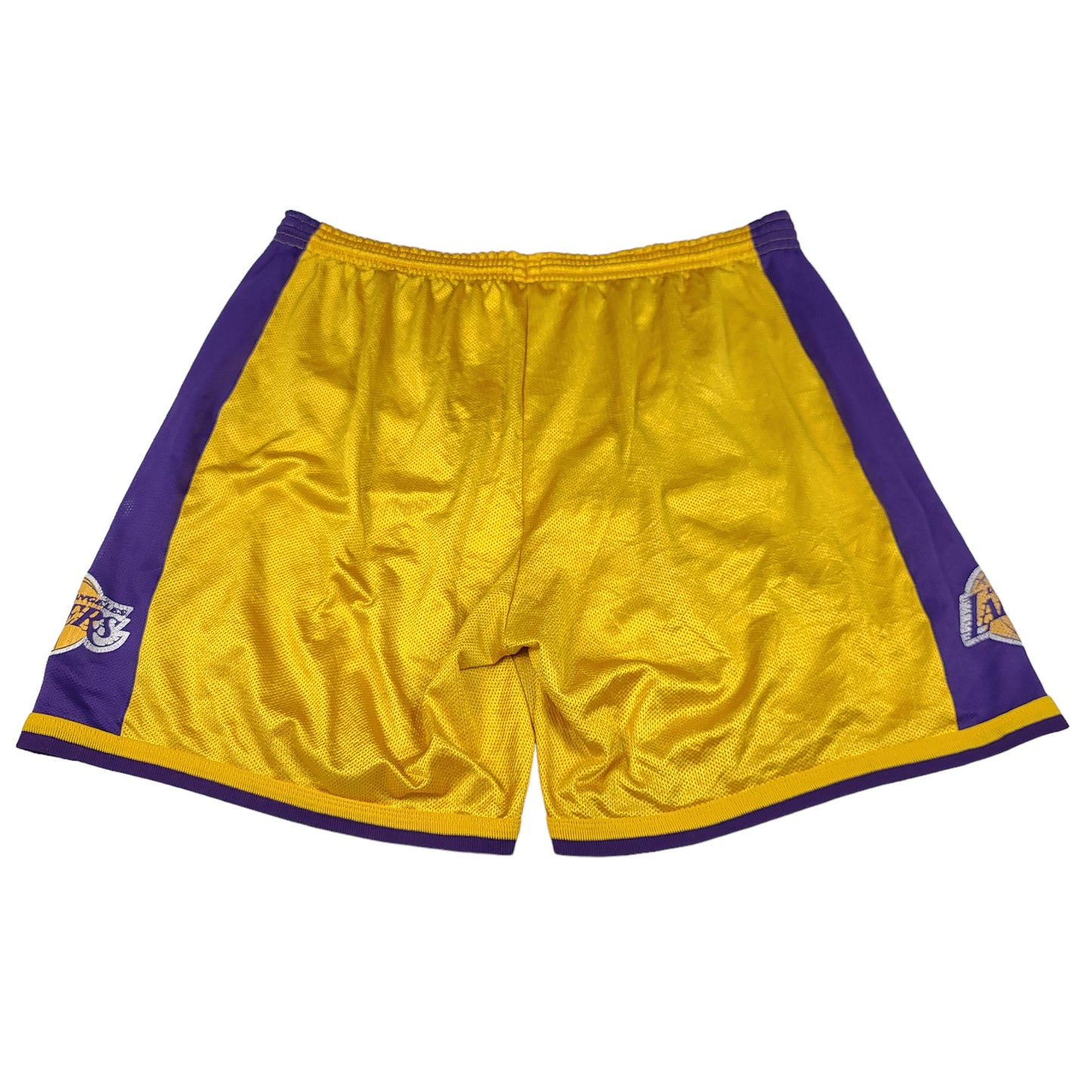 Vintage Los Angeles Lakers Gold & Purple Champion Basketball Shorts
