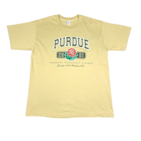 Vintage Purdue University 2001 Gold Shirt