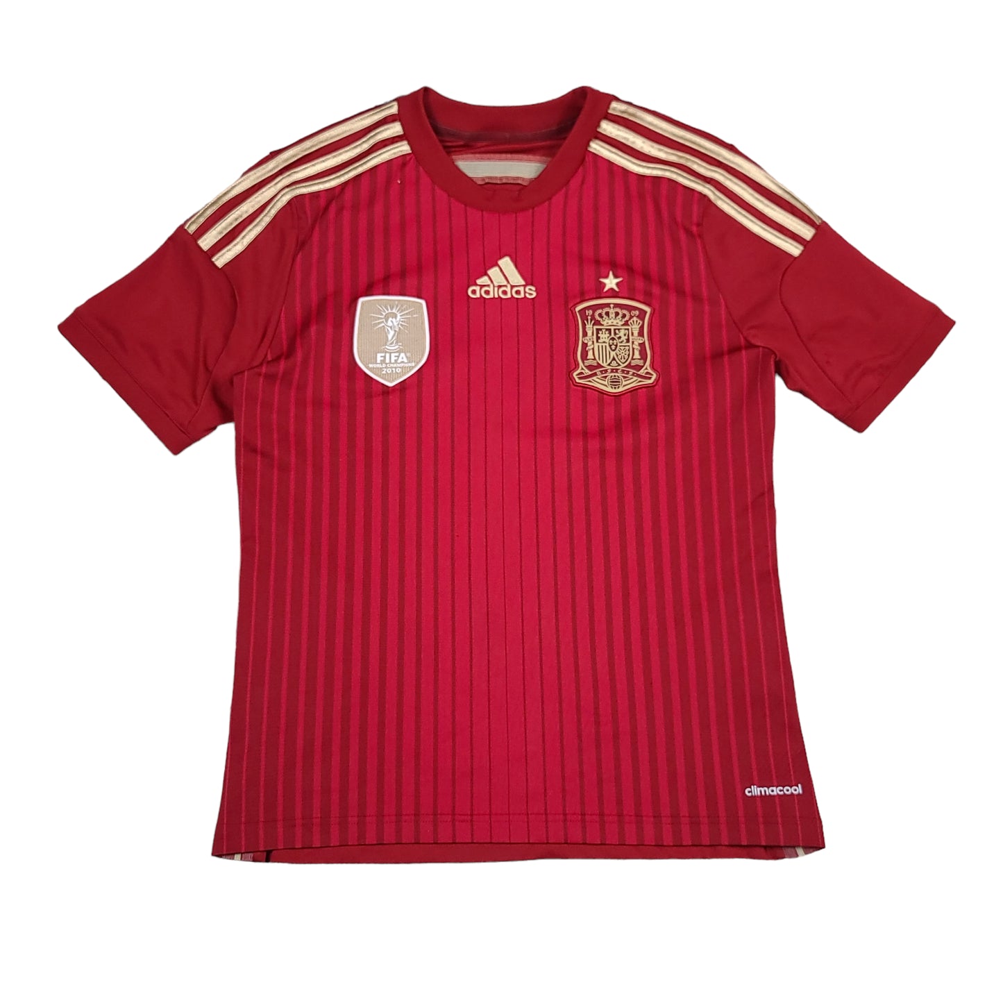 Spain 2014 adidas Youth Home Soccer Jersey