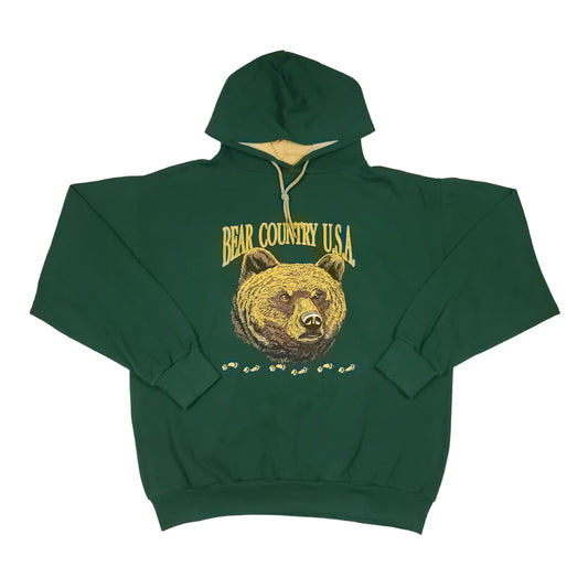 Vintage Bear Country USA Green Hoodie