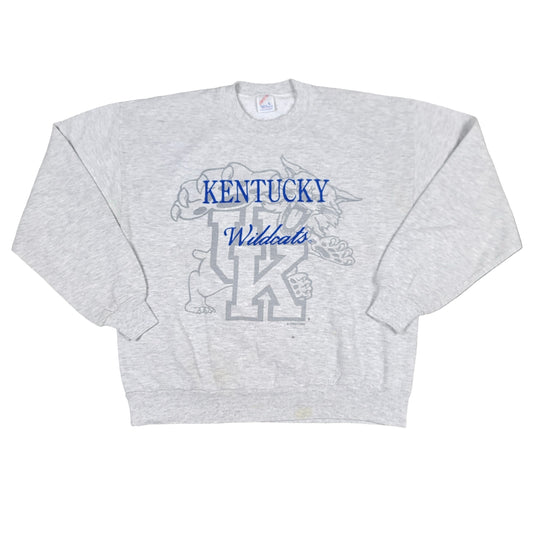 Vintage University of Kentucky Wildcats Gray Embroidered Sweatshirt