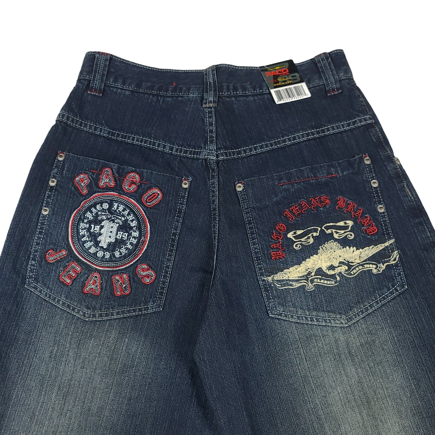 Vintage Y2K Embroidered Eagle Paco Jeans