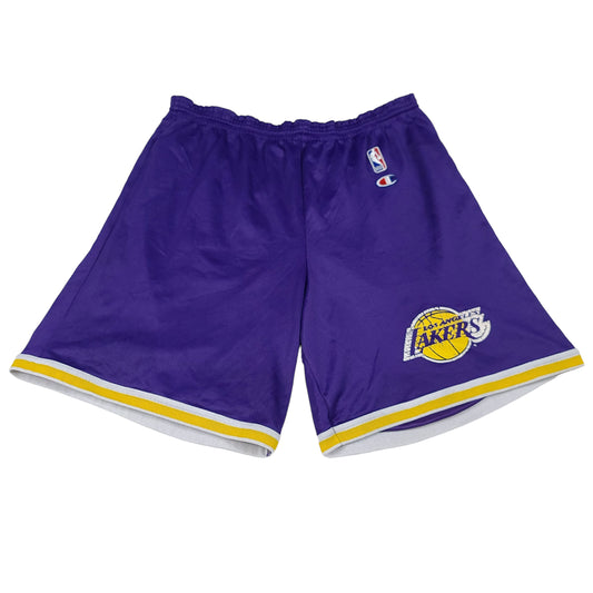 Vintage Los Angeles Lakers Purple Champion Basketball Shorts