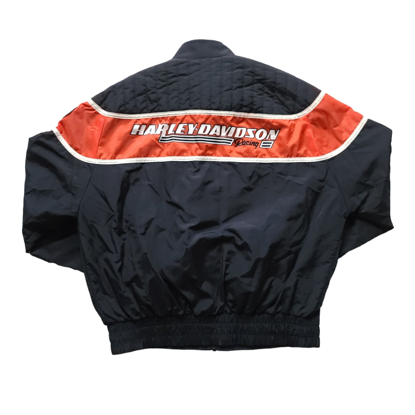 Harley Davidson Racing Black Windbreaker Jacket
