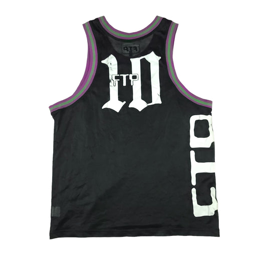 FTP Black Purple Green Basketball Jersey