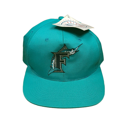 Florida Marlins Genuine Merchandise Turquoise Snap Back Hat