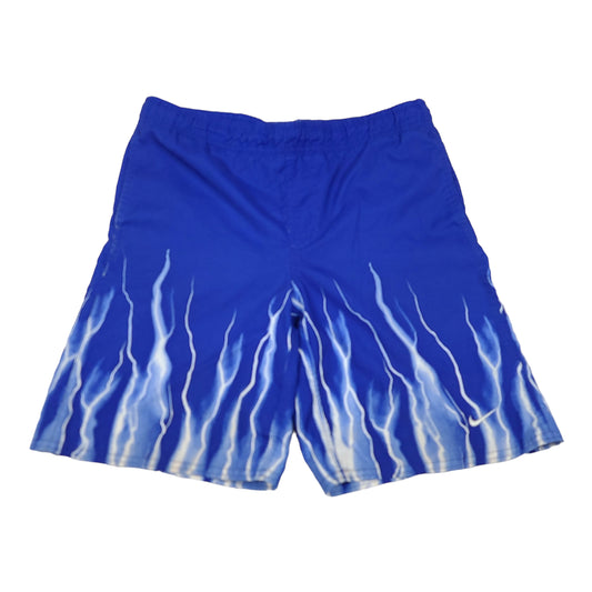 Vintage Nike Blue Lightning Nylon Shorts