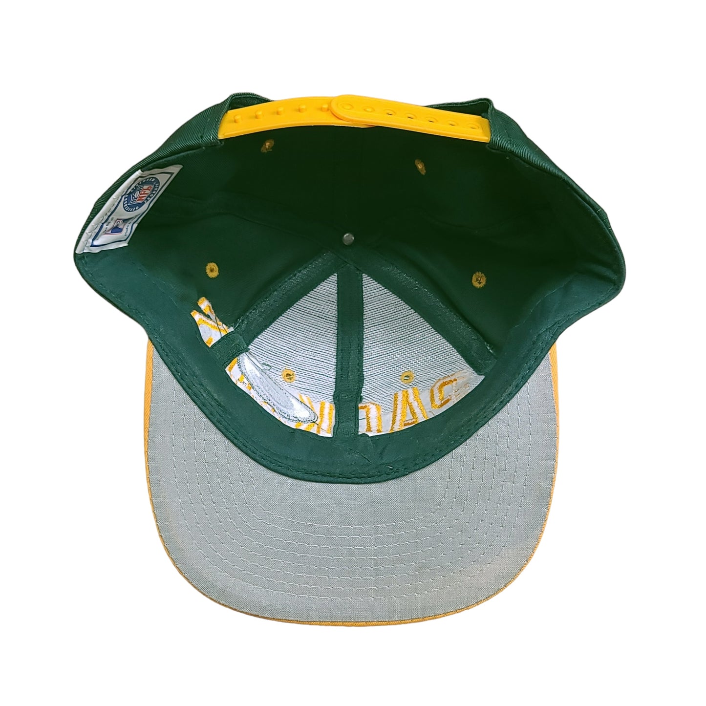 Vintage Green Bay Packers NFL Logo 7 Snap Back Hat