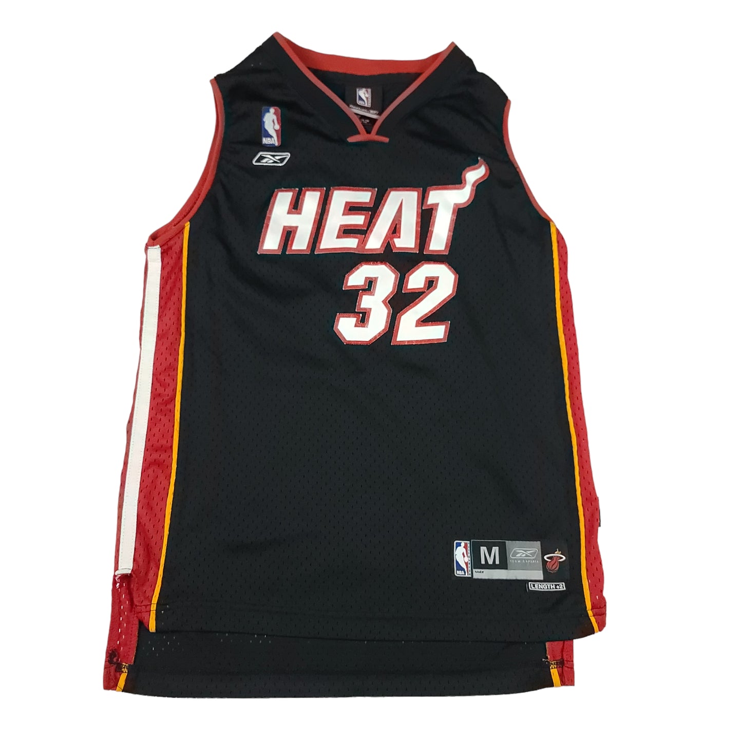 Shaquille O'neal #32 Black Miami Heat Reebok Jersey