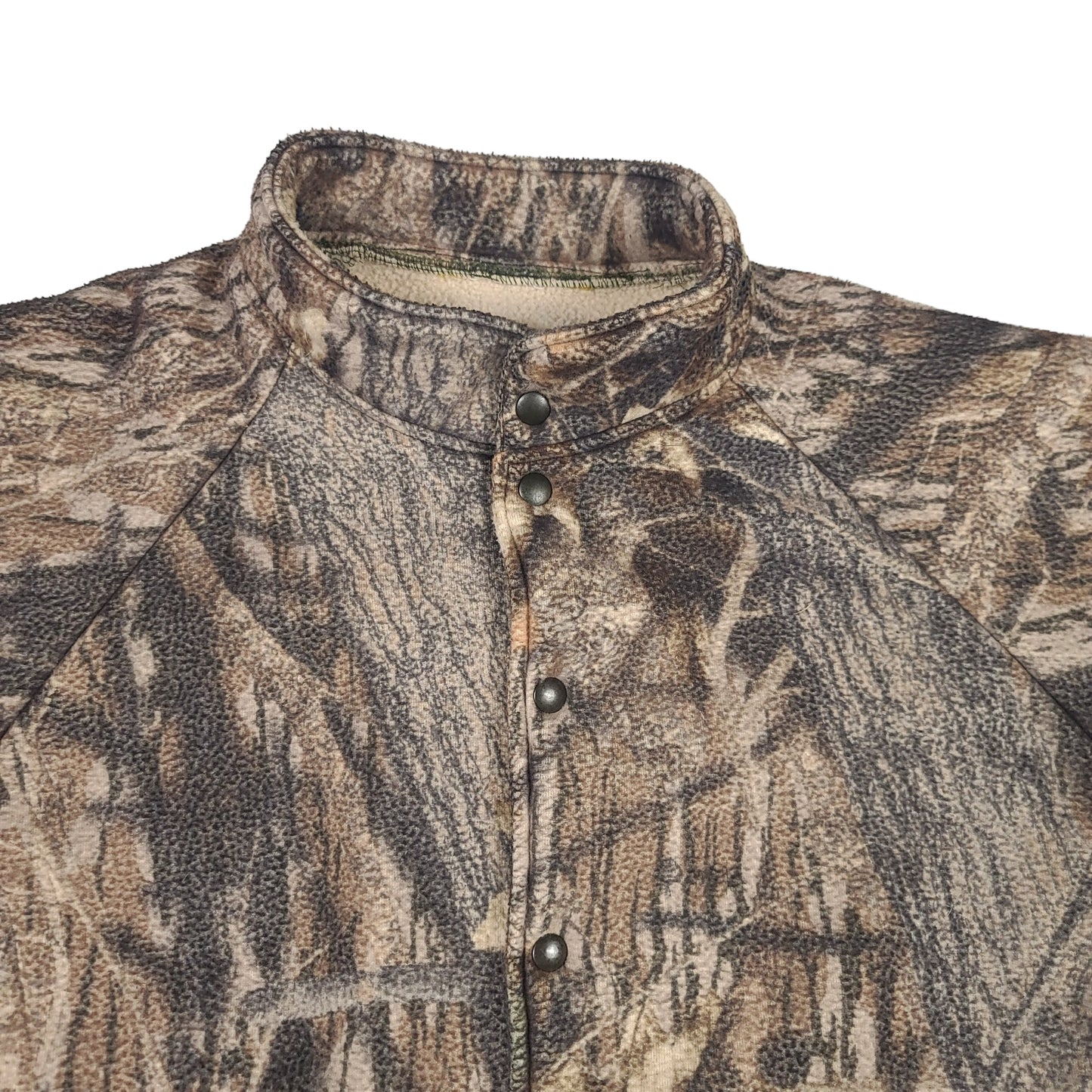 Realtree Fleece Hunting Camo Button Jacket