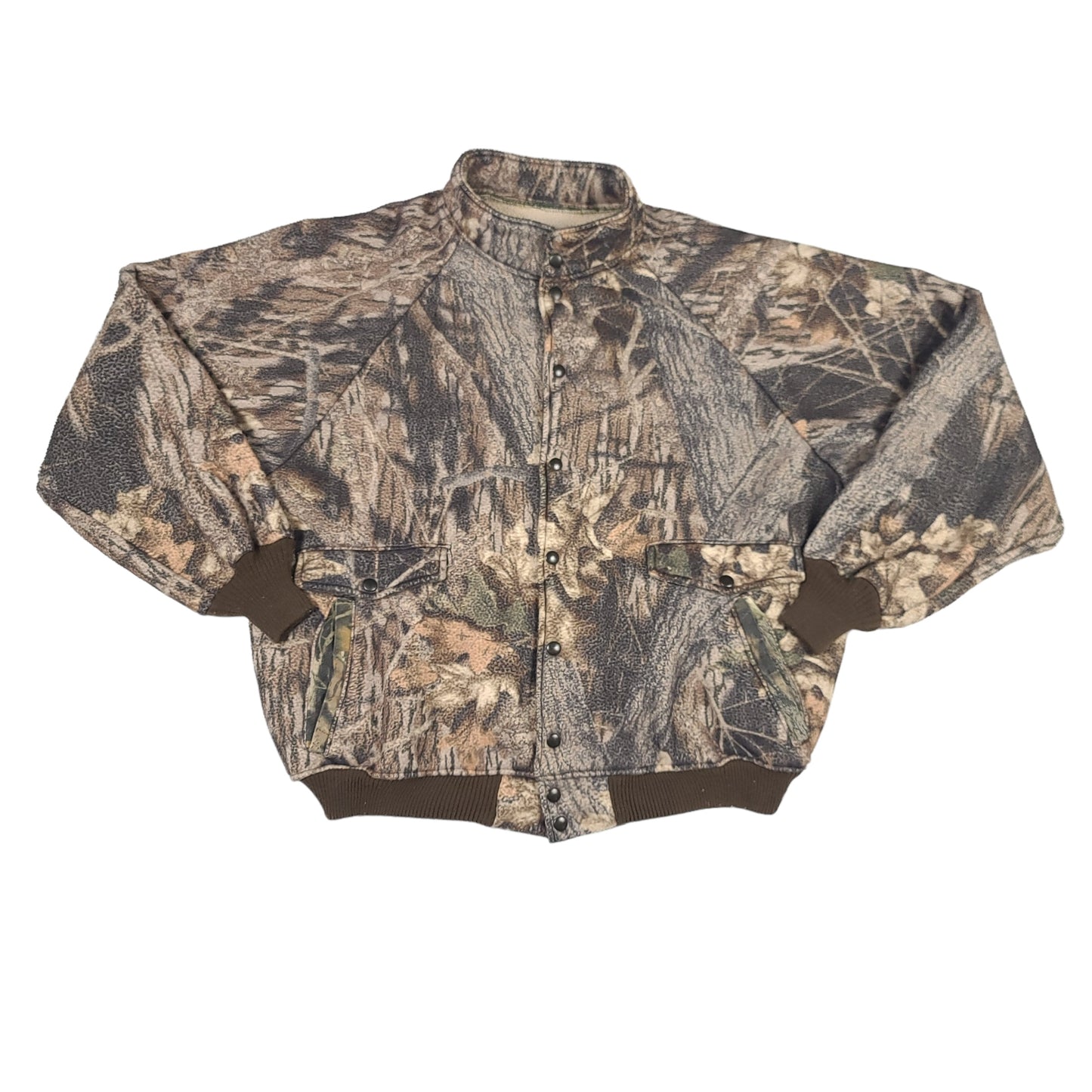 Realtree Fleece Hunting Camo Button Jacket