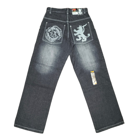 Vintage Y2K Embroidered Griffin Denim Paco Jeans