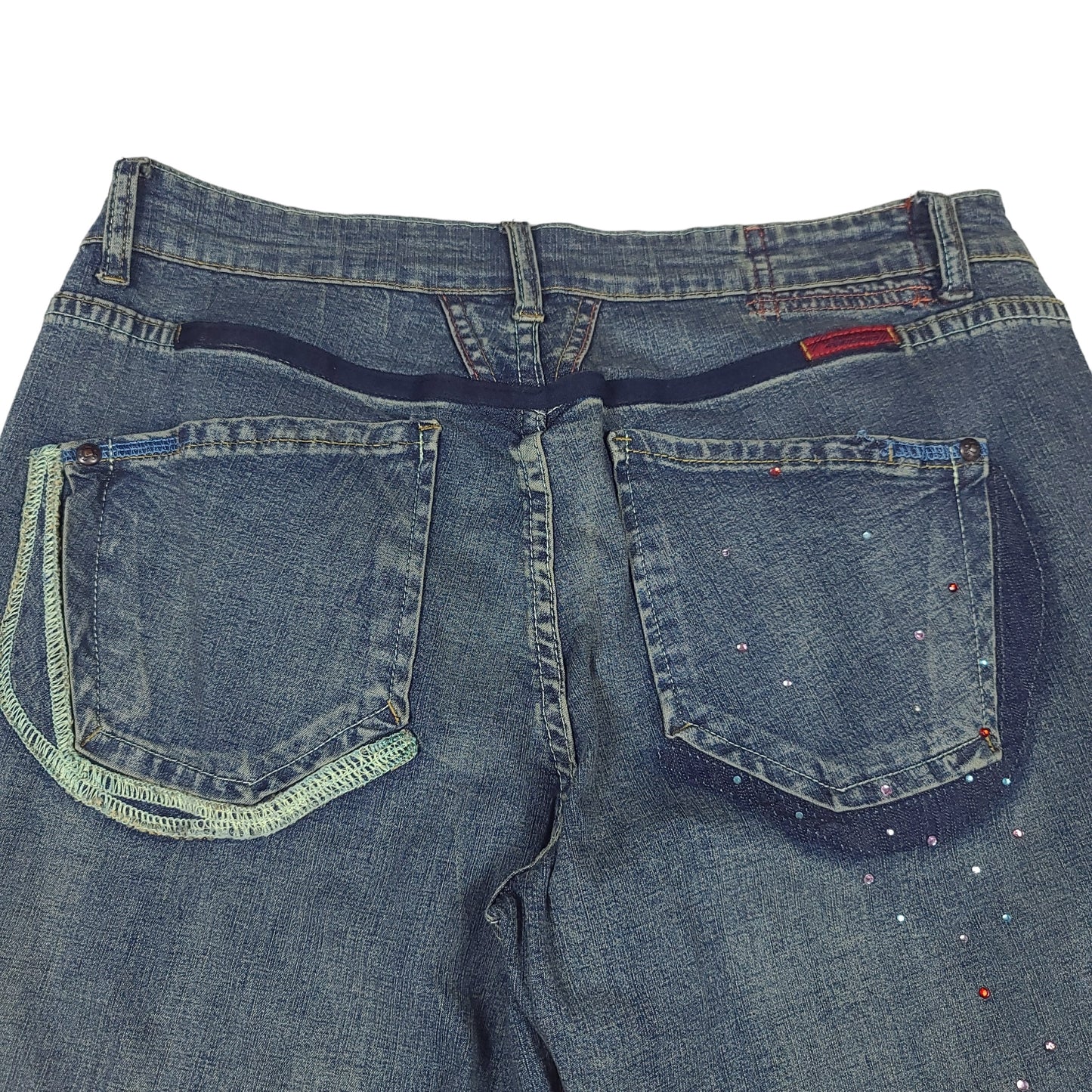 Vintage Y2K Marithe Francois Girbaud Bedazzled Pants
