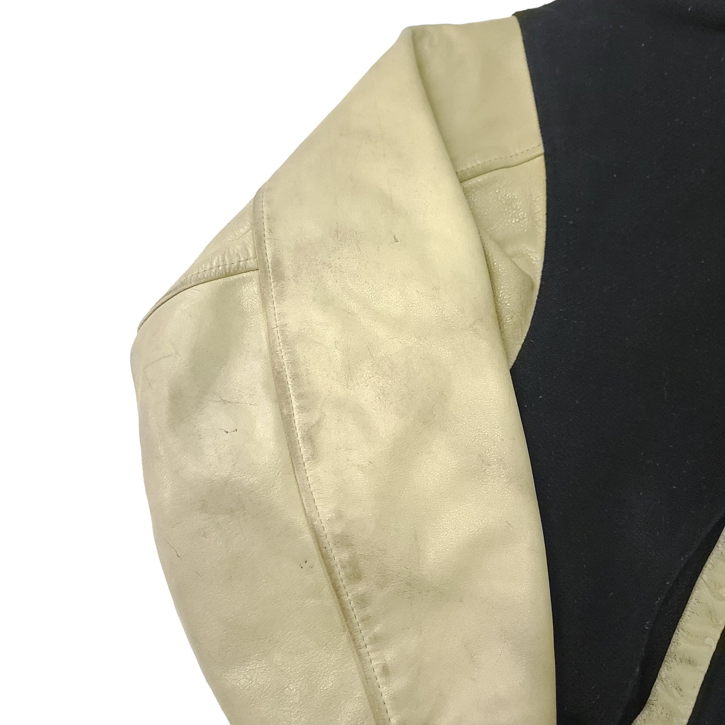 Vintage Chicago Bulls Nike Leather & Wool Letterman Jacket