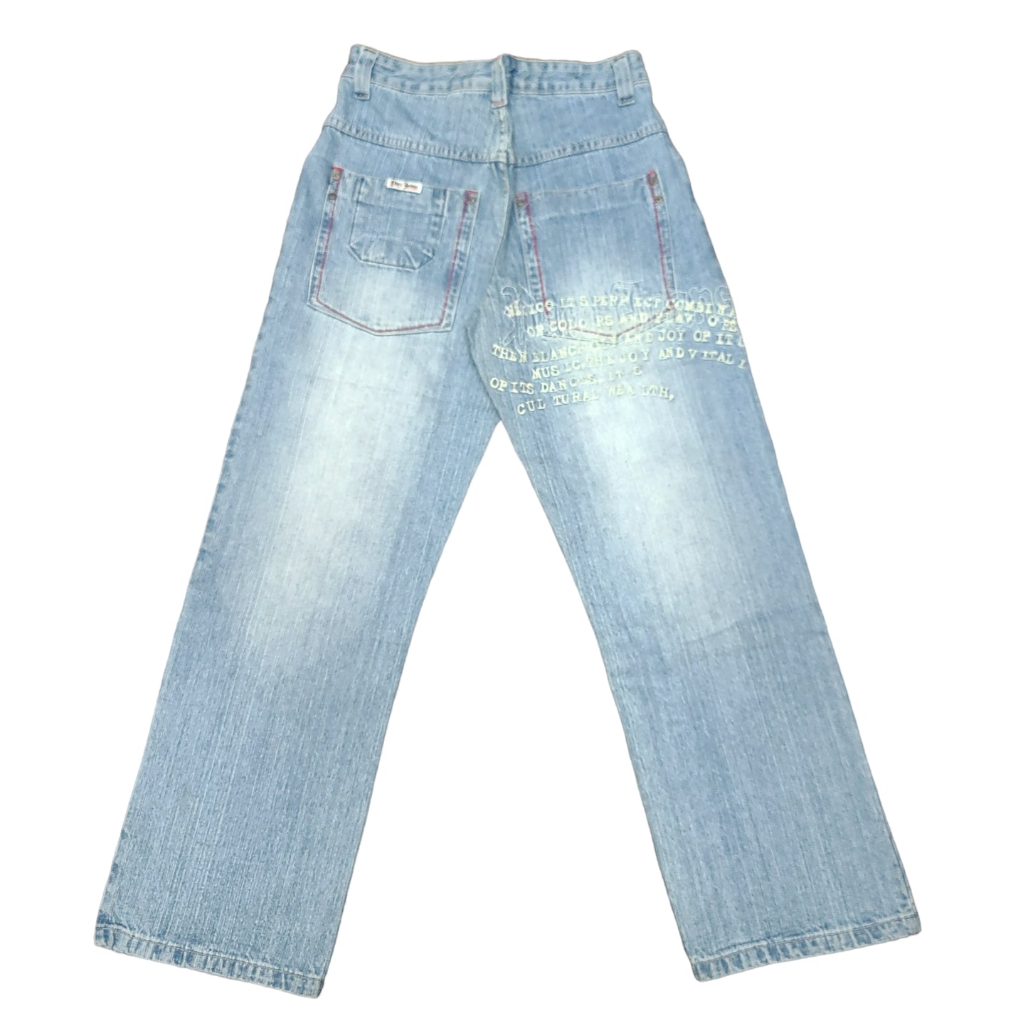 Vintage Y2K Embroidered Denim Paco Jeans