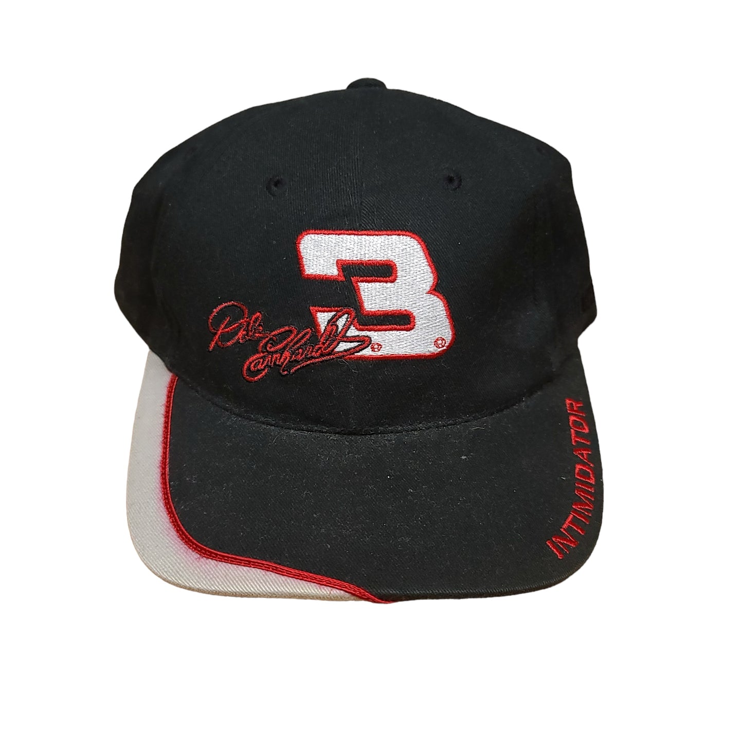 Vintage Dale Earnheardt Intimidator Nascar Racing Strap Back Hat