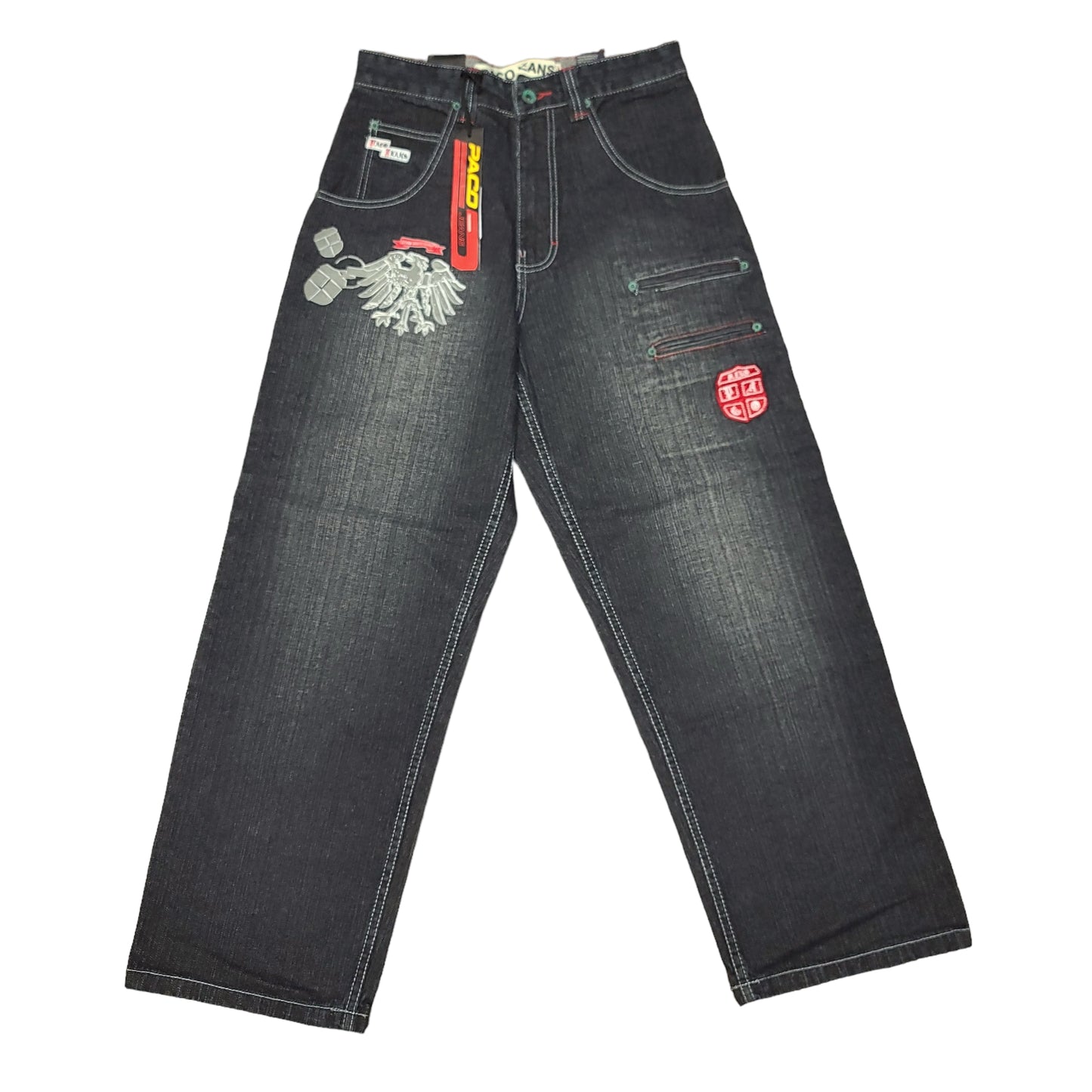 Vintage Y2K Embroidered Denim Paco Jeans
