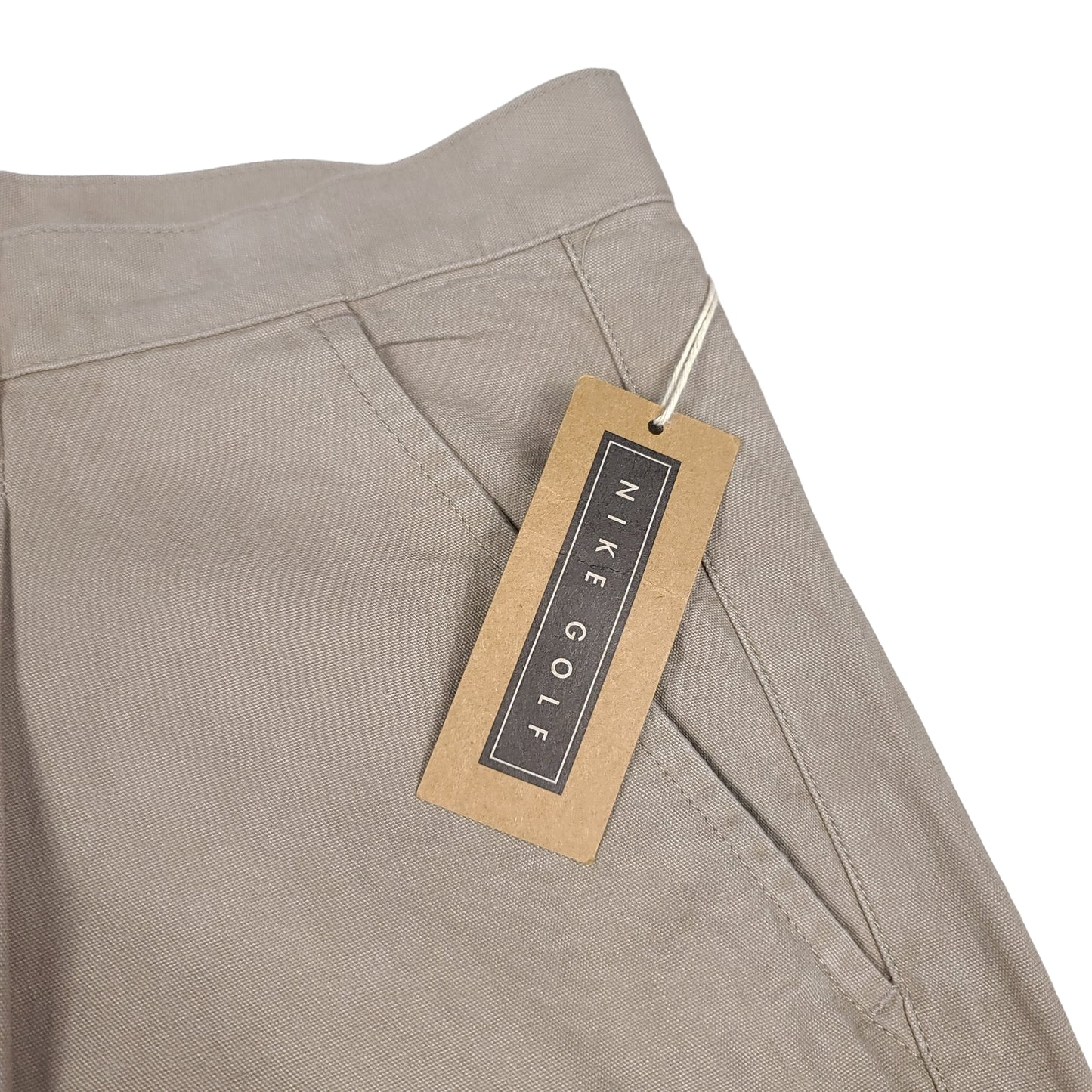 Vintage Nike Golf Beige Cotton Shorts