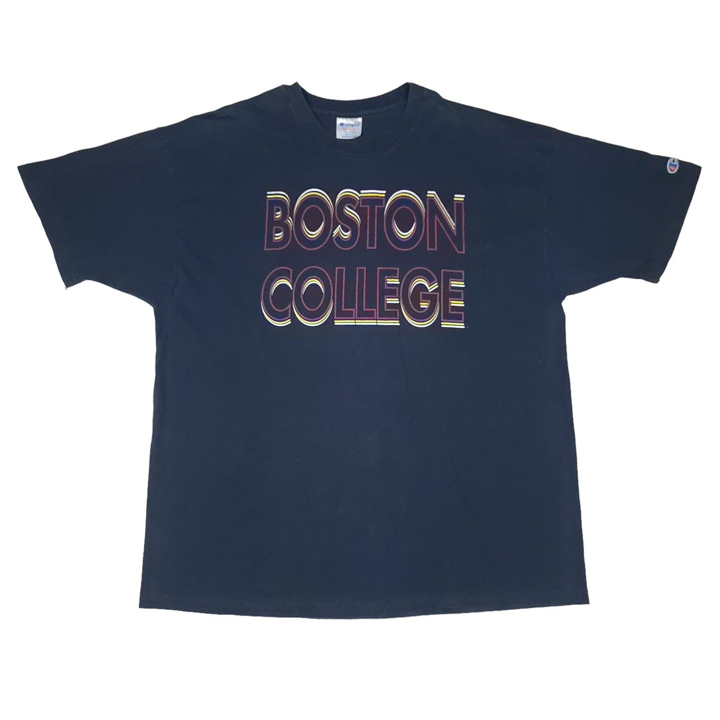 Vintage Boston College Navy Blue Champion Tee
