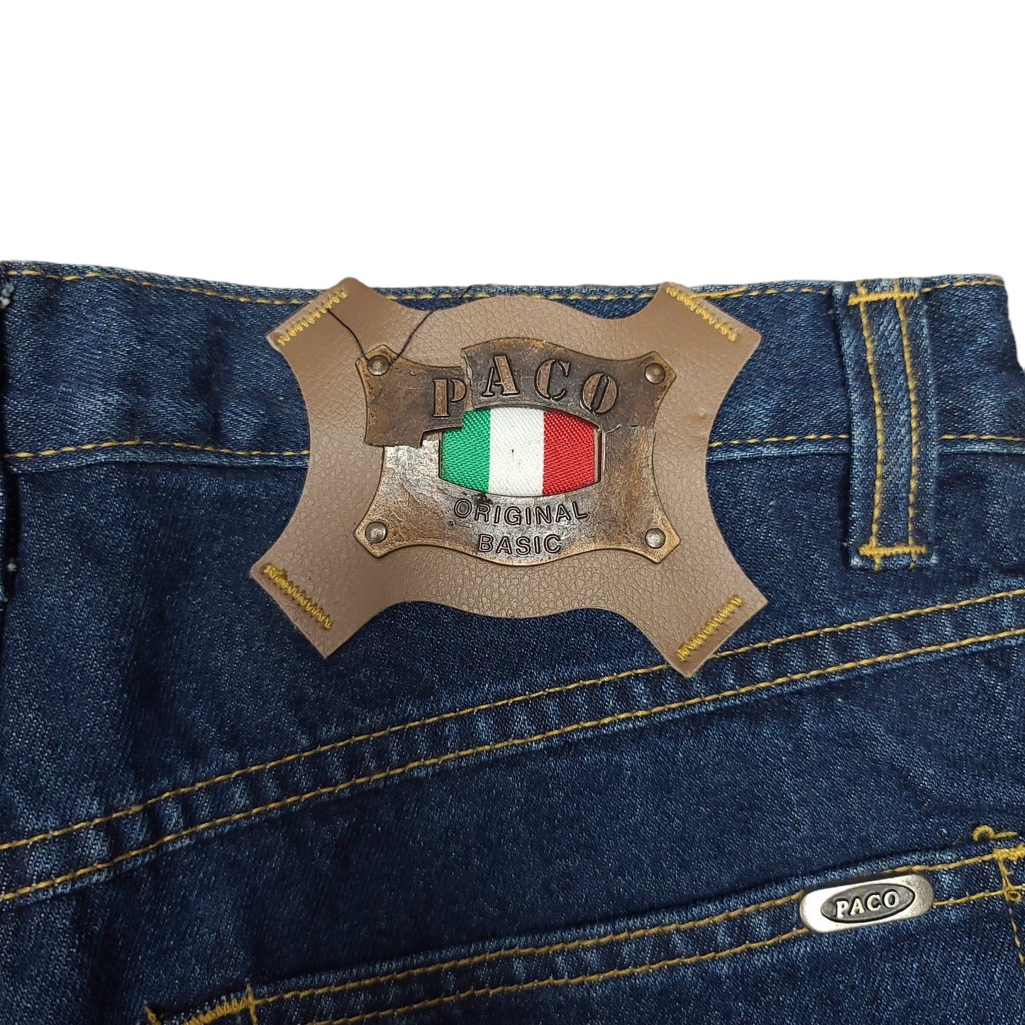 Vintage Y2K Mexico Buckle Denim Paco Jeans