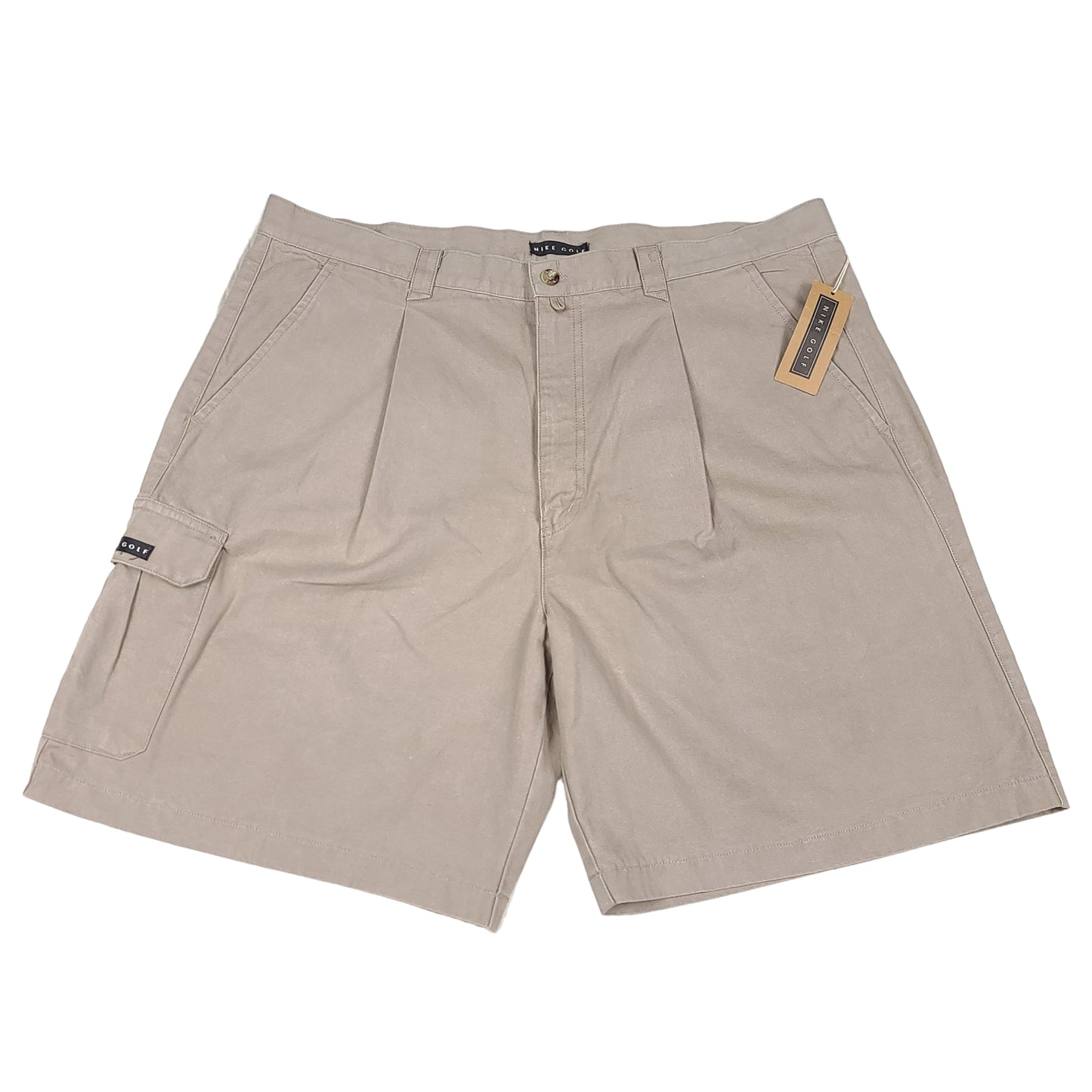 Vintage Nike Golf Beige Cotton Shorts