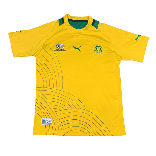 South Africa Yellow Puma Home Soccer Jersey