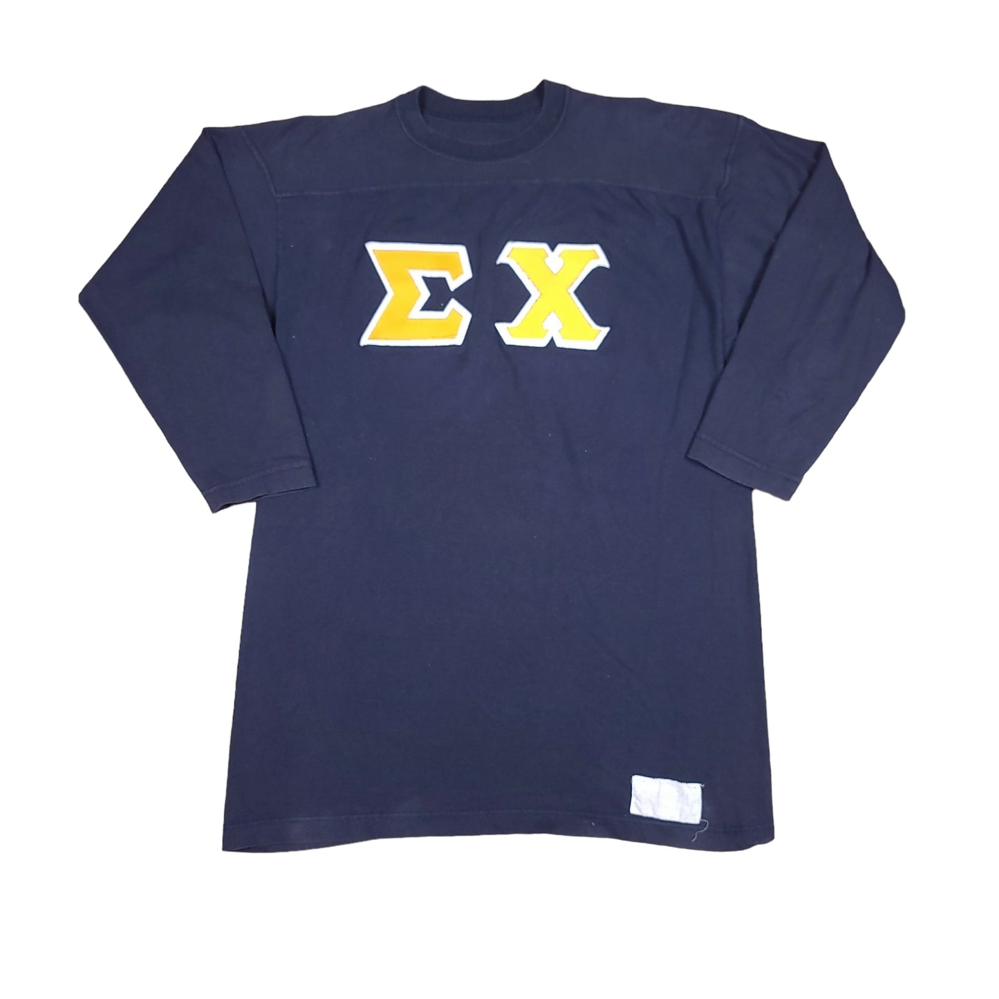 Vintage Sigma Chi Navy Blue Russell Athletic Long Sleeve Tee