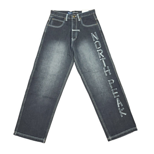 Vintage Y2K North Peak Black Denim Pants