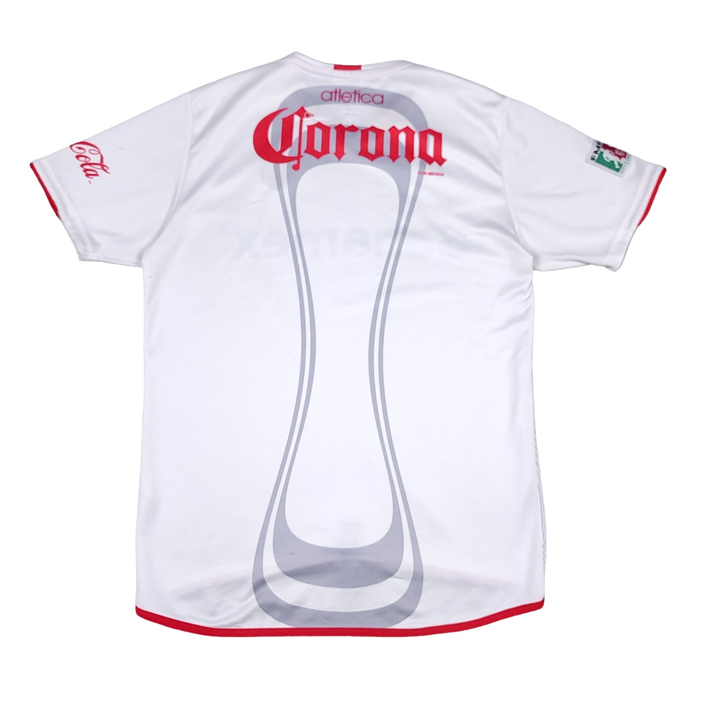 Deportivo Toluca 2007-08 White Atletica Away Soccer Jersey