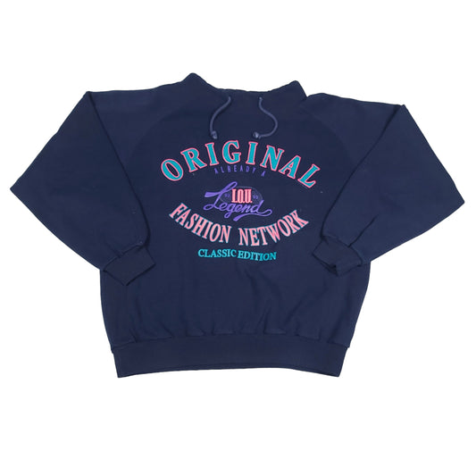 IOU Original Fashion Network Navy Blue Sweatshirt