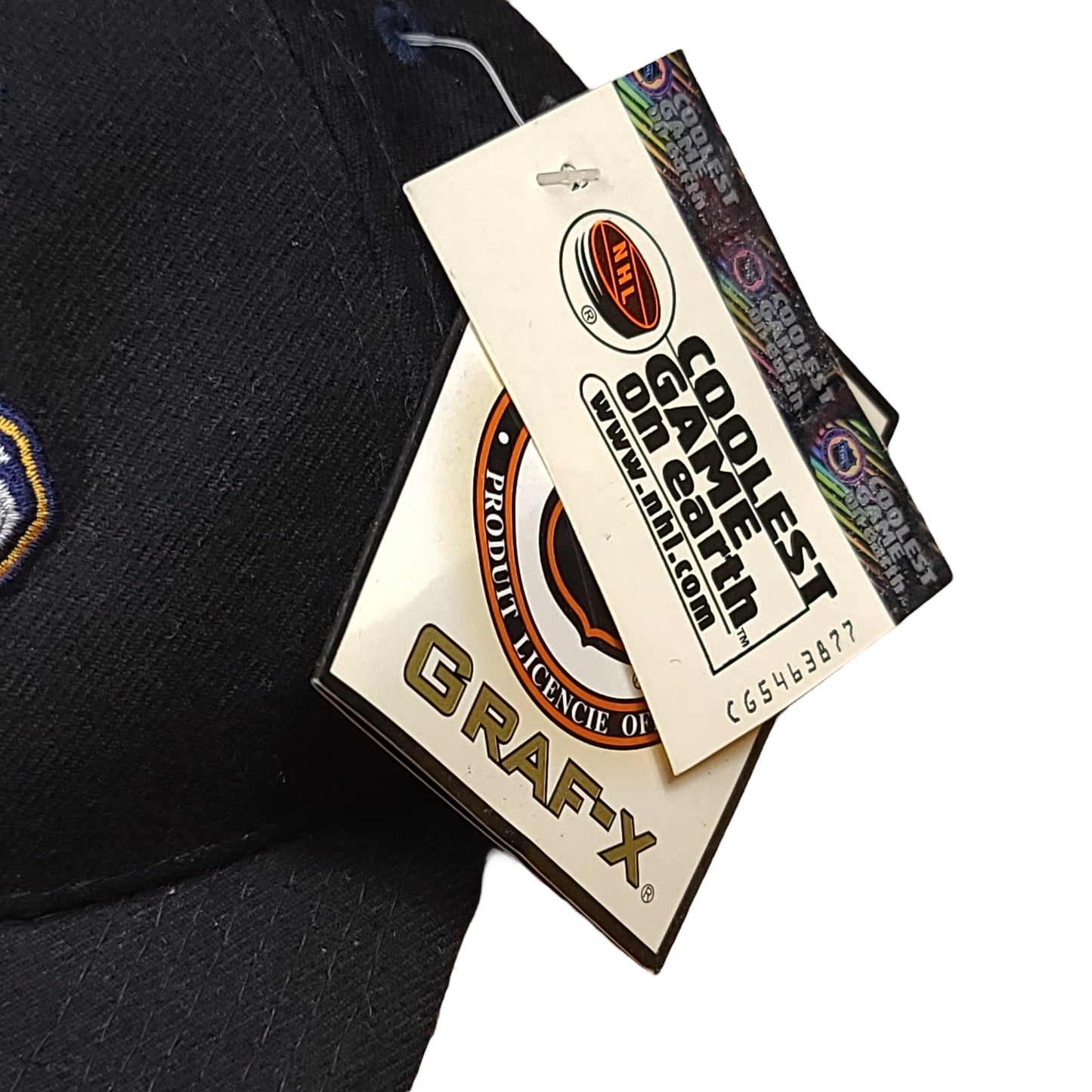Vintage Nashville Predators NHL Zephyr Graf-X Black Snap Back Hat