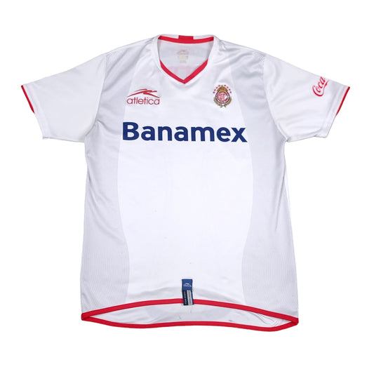 Deportivo Toluca 2007-08 White Atletica Away Soccer Jersey