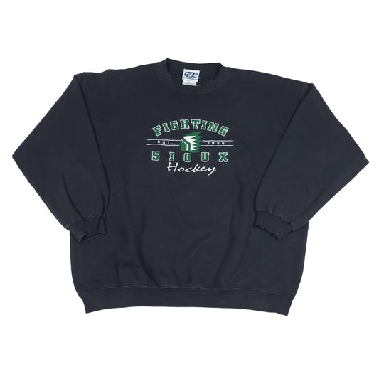 Vintage Fighting Sioux Hockey Black Sweatshirt