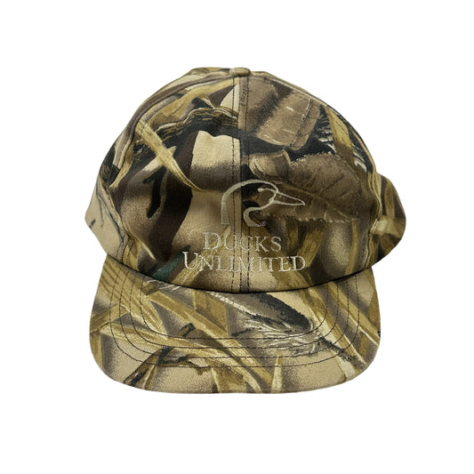 Vintage Ducks Unlimited Insulated Hunting Camouflage Hat