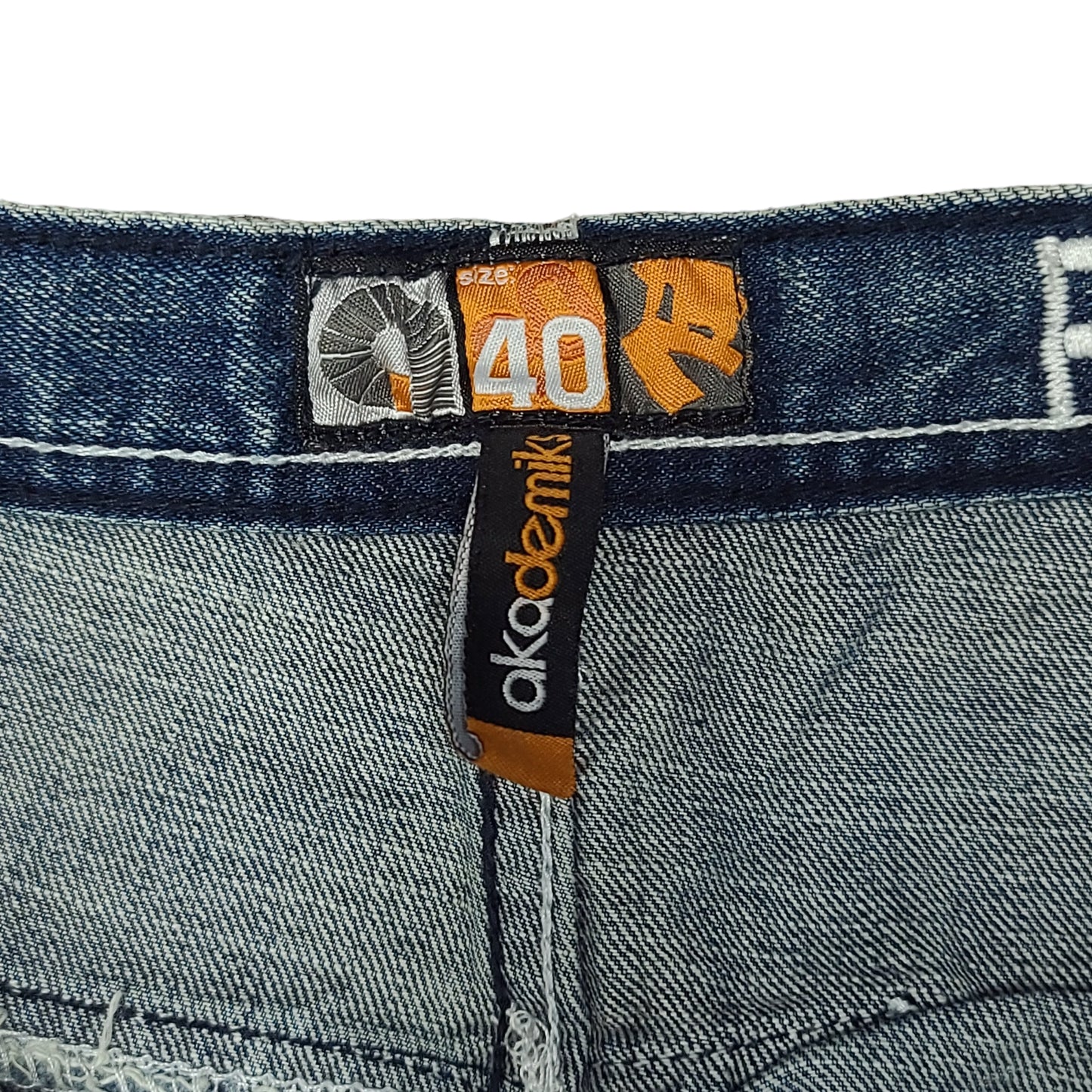 Vintage Y2K Akademiks Denim Embroidered Pants